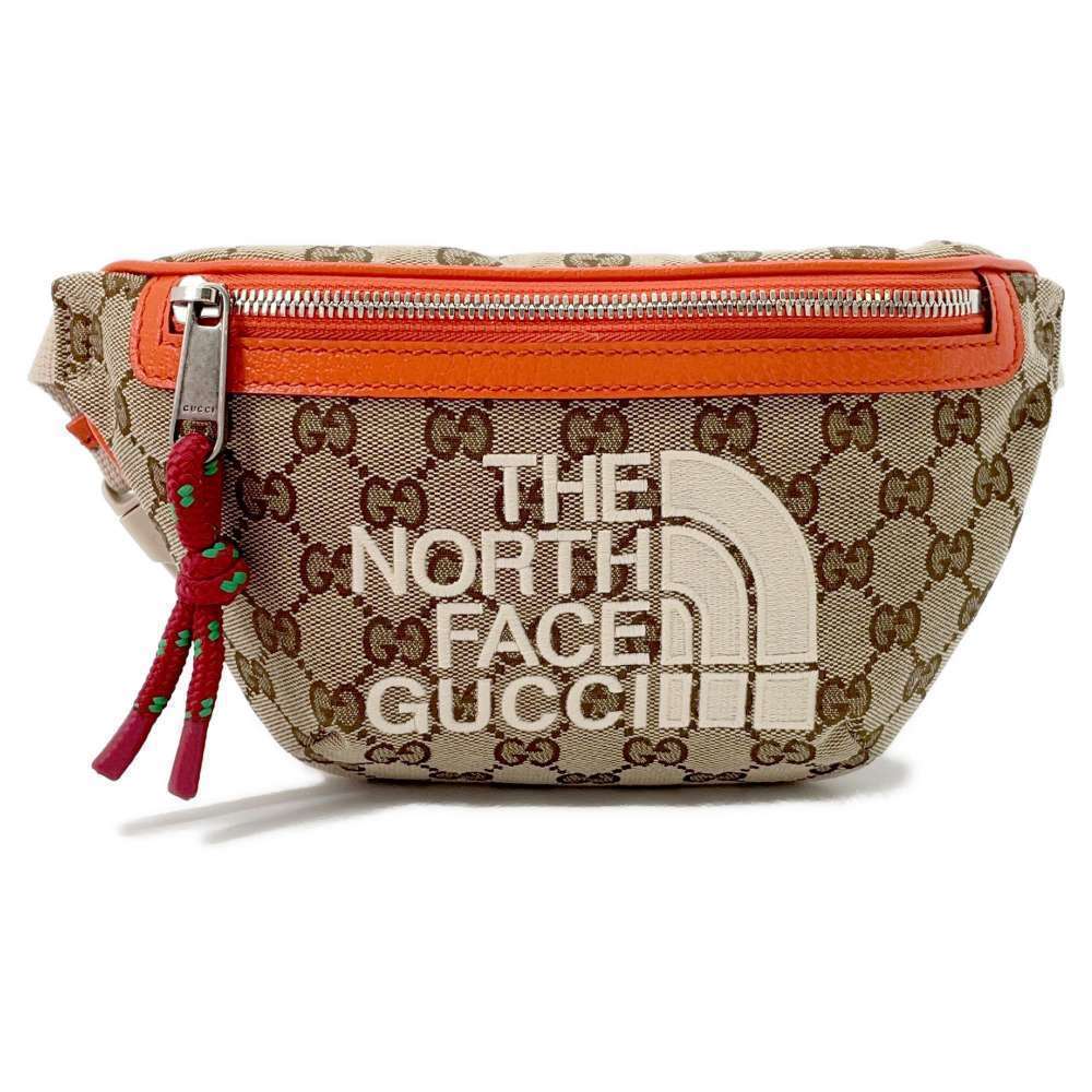Gucci body bag GG canvas North Face belt THE